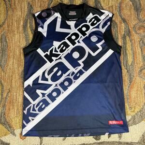 Kappa Kombat Sleeveless Jersey Style Shirt Size L Mens Preowned